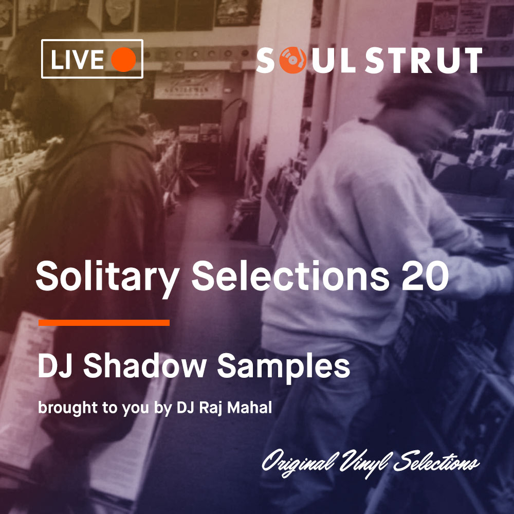 DJ Shadow Samples - Solitary Selections Ep. 20 - All Vinyl Live DJ Set