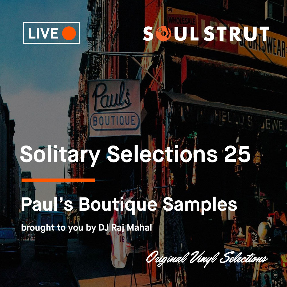 Beastie Boys Paul’s Boutique Samples - All Vinyl Live Funk DJ Set - Solitary Selections Ep. 25