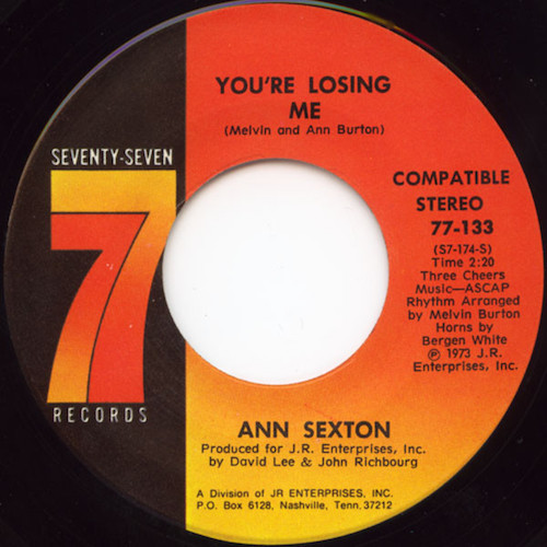 Ann Sexton -  You’re Losing Me